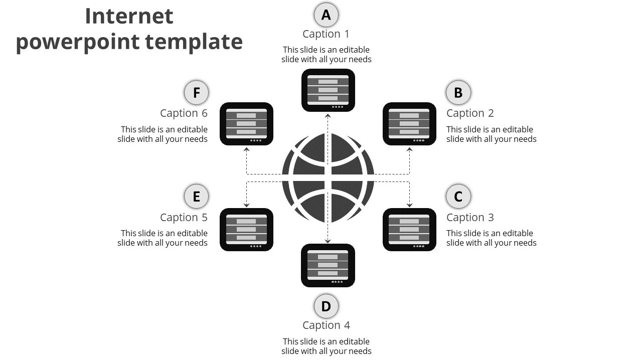 Internet PowerPoint Template-6-Gray